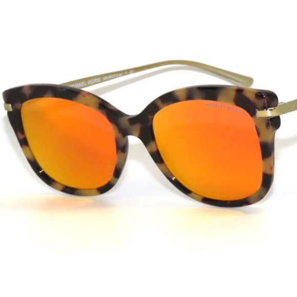Michael Kors 2047 32446Q Dark Tortoise Red Mirror Sunglasses MK2047 - Picture 1 of 4